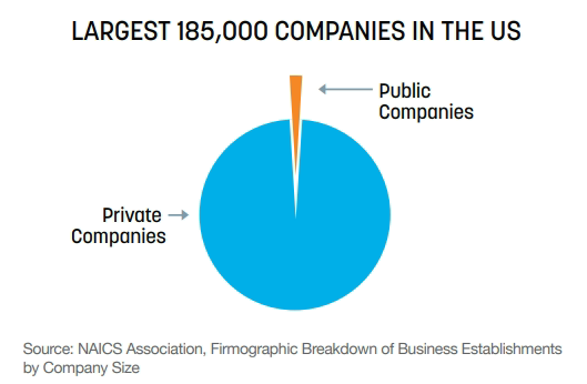 Largest companies in the US - private companies vs. public companies, Alternative Investment Funds